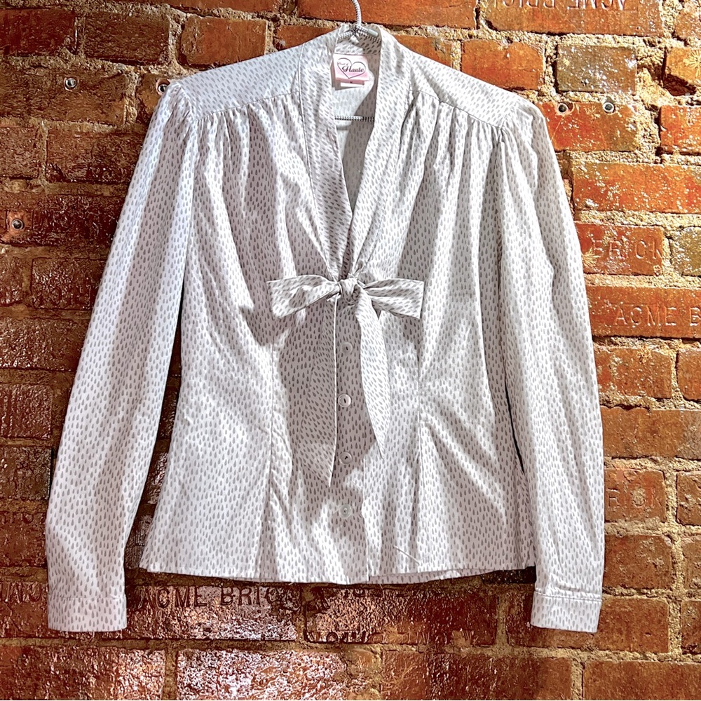 Heart of Haute Vintage 40s Reproduction Button Down Blouse
